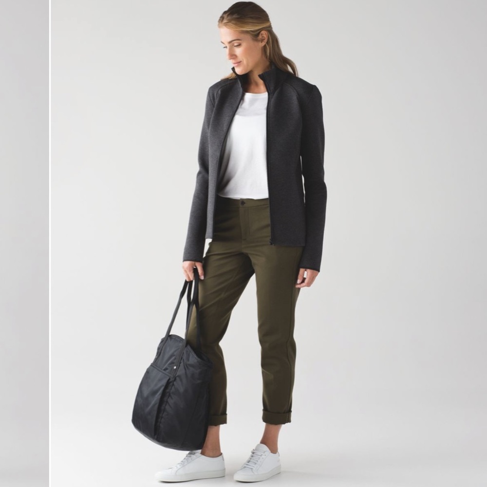 Lululemon City Trek Trousers Ponte Military Green